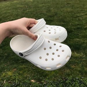 White Crocs